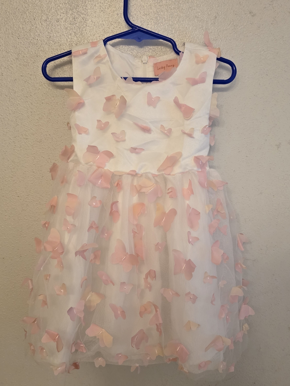 Lucky Penny 3T Petal/Butterfly Tulle Sweet Whimsical Special Occasion Dress